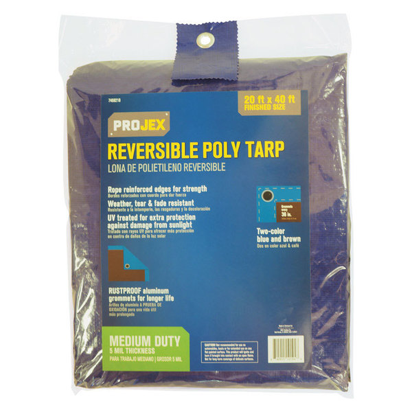 Projex Medium Duty Tarp, Blue PROJBB2040